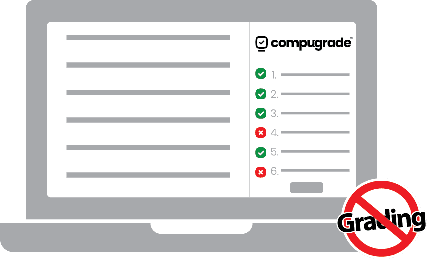Compugrade Laptop Illustration